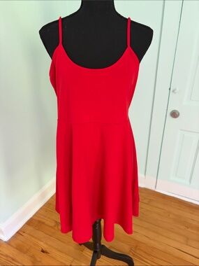SHEIN Red Spaghetti-Strap Mini Dress- Bundle Only